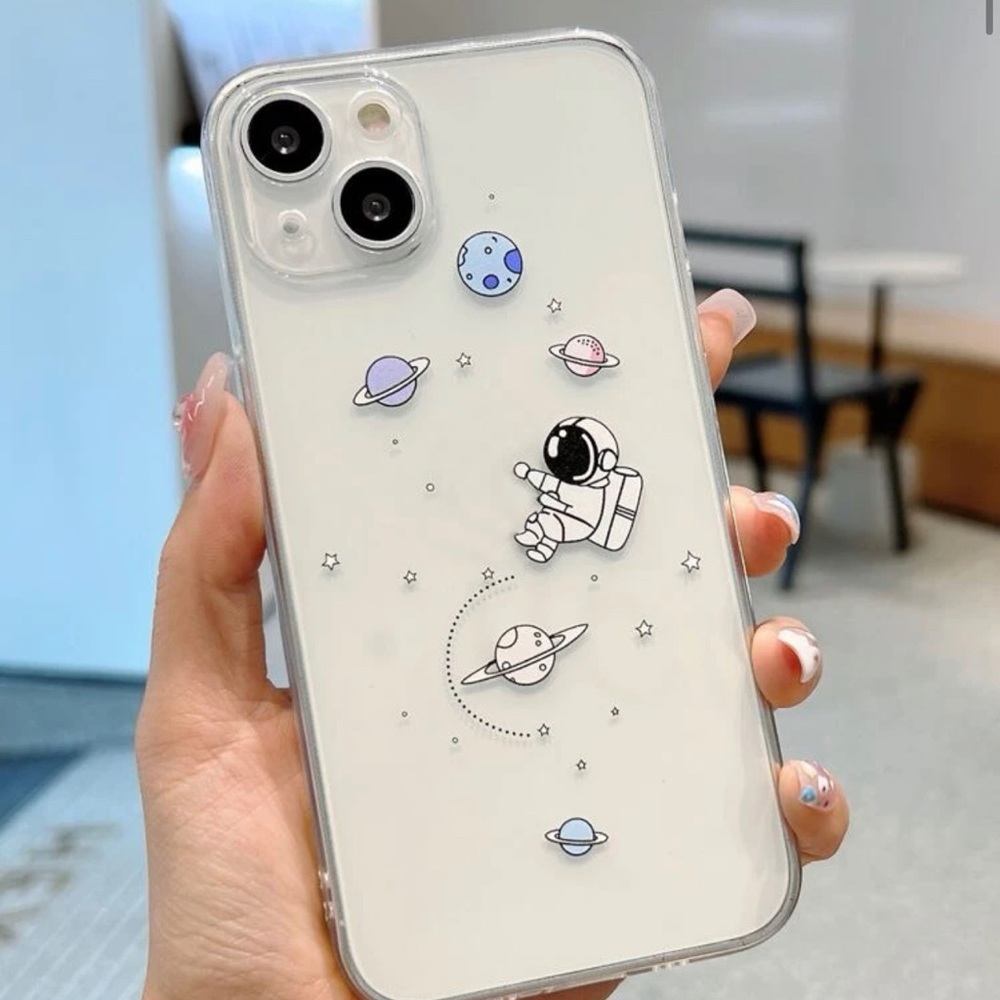 Astronaut Planets clear Phone case IPhone 11
